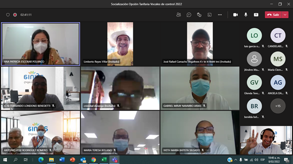 Formación vocales de control